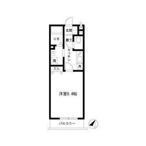 ラビュート鷺沼206号室 間取