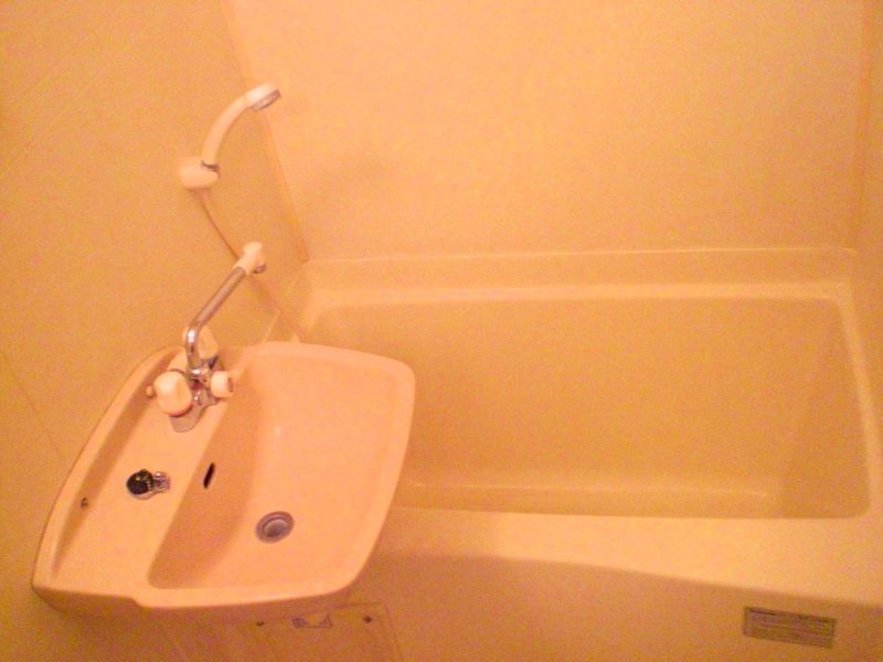 レオパレス錦 温かみのあるバススペースは疲れを癒すスペースに