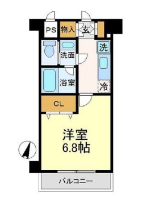 グラントゥルース世田谷砧5階 間取