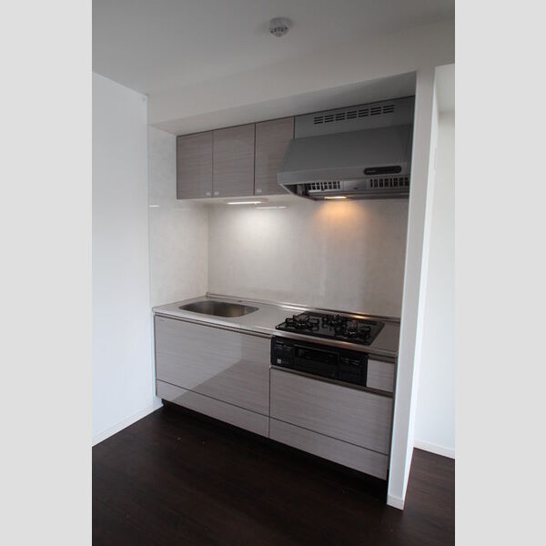 ソラシエスタ601号室 キッチンはガス3口グリル付き♪