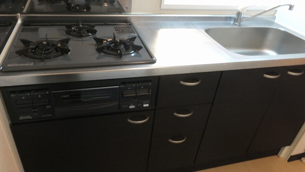 レオネクストＹＡＭＡＺＡＫＩ 3口のガスコンロ