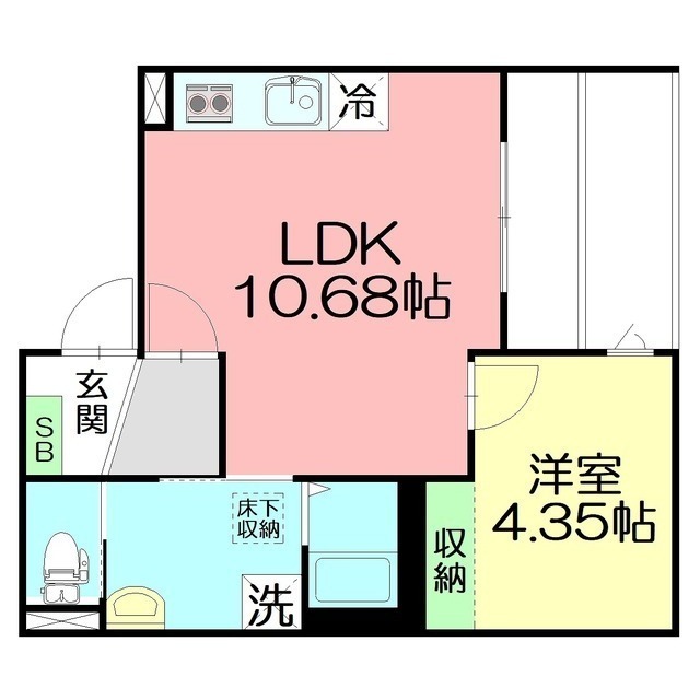 いせちか湘南103号室 内観