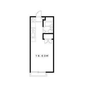 ハビタス調布101号室 間取