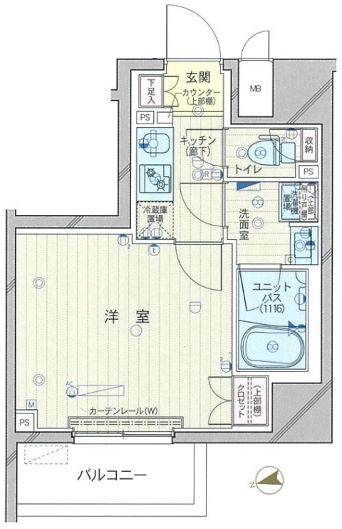 ルーブル南砂町4階 間取