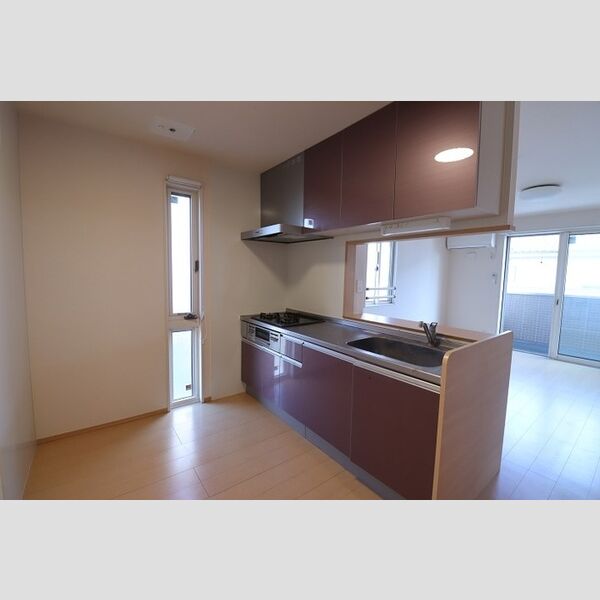 ルミエール 三口ガスコンログリル付システムキッチン