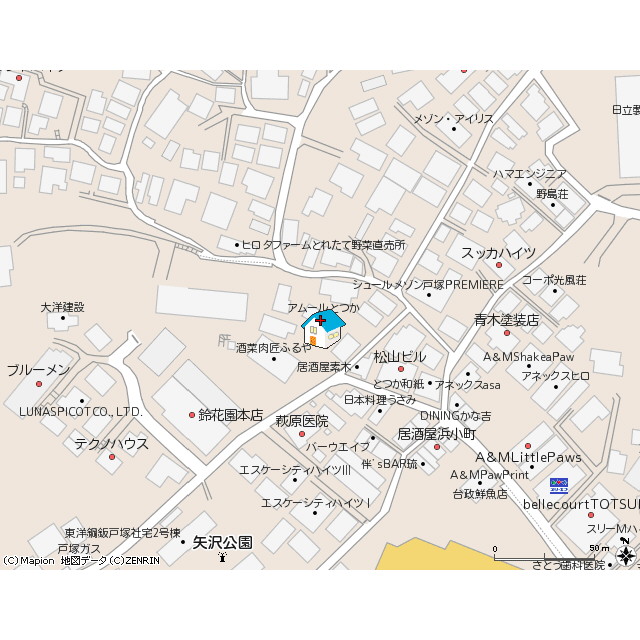 アムール とつか 外観