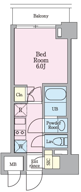 リビオメゾン戸越銀座1307号室 間取