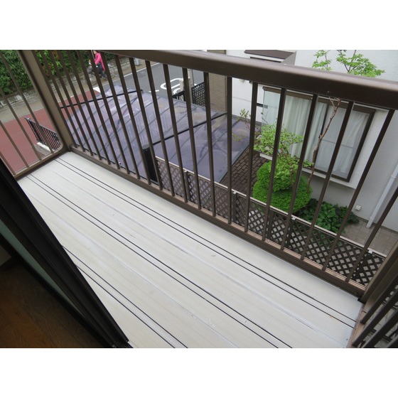 ハーヴェスト八雲0201号室 バルコニー