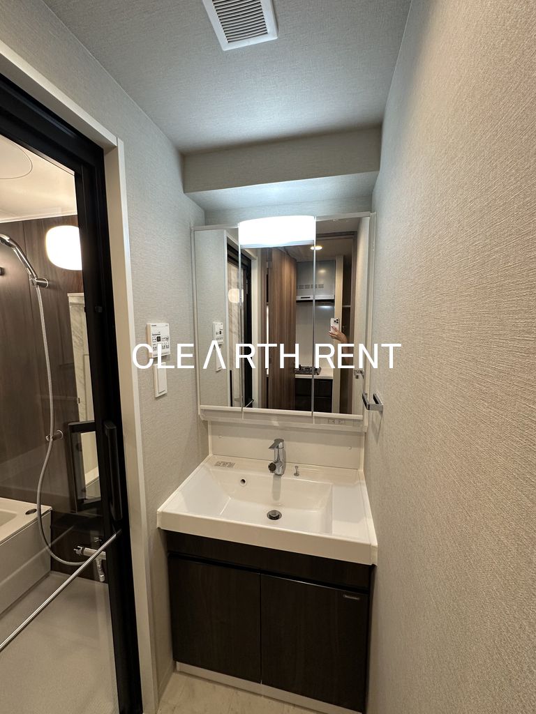 コンシェリア東京 ＜ＨＩＧＡＳＨＩＪＵＪＯ ＲＥＳＩＤＥＮＣＥ5階 人工大理石のカウンター一体型の洗面ボウル