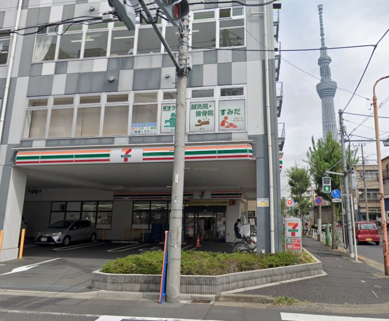 ヴィラ墨田（E-224）3階 セブンイレブンすみだパークプレイス店