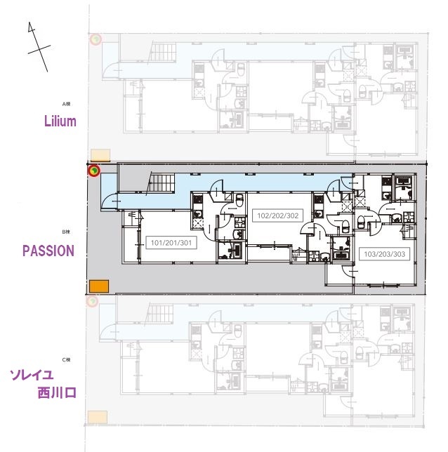 ＰＡＳＳＩＯＮ3階 部屋その他