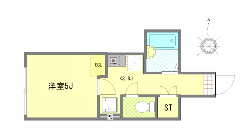 サザンロード国分寺1階 間取