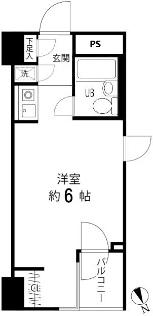 DeLCCS 神楽坂五軒町4階 間取