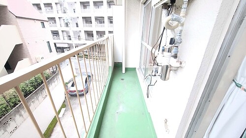 マンション高田馬場 バルコニー　※2024年4月撮影