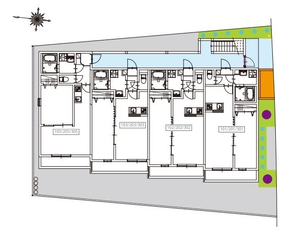 Ｌ'ｅｔｏｉｌｅ　南流山2階 同建物別部屋の参考画像