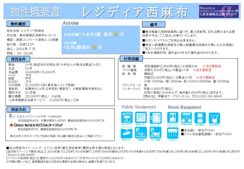 レジディア西麻布4階 部屋その他