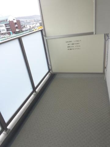 リッシュモント302号室 ベランダ