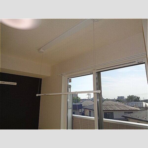 D-room朝日306号室 室内物干し
