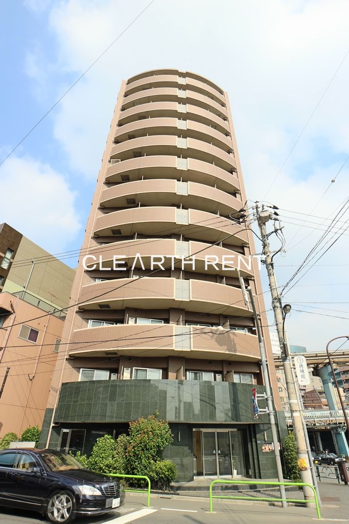 パレステュディオ芝浦＜Ｔｏｋｙｏ Ｂａｙ＞5階 存在感ある佇まい/SRC造13階建のデザイナーズ・分譲賃貸