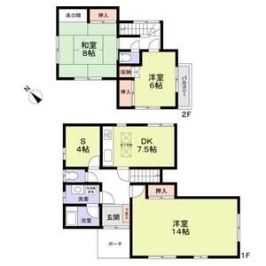 千葉市若葉区みつわ台5丁目賃貸101号室 間取