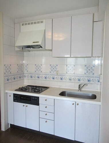 ライオンズヒルズ松戸 キッチン　内装後　※2019年5月撮影