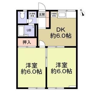 エステートピア三橋101号室 間取