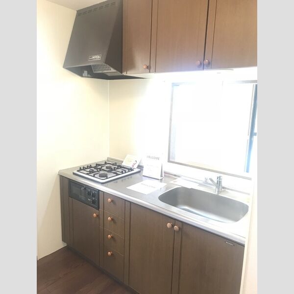 フラワーハウス201号室 対面キッチン