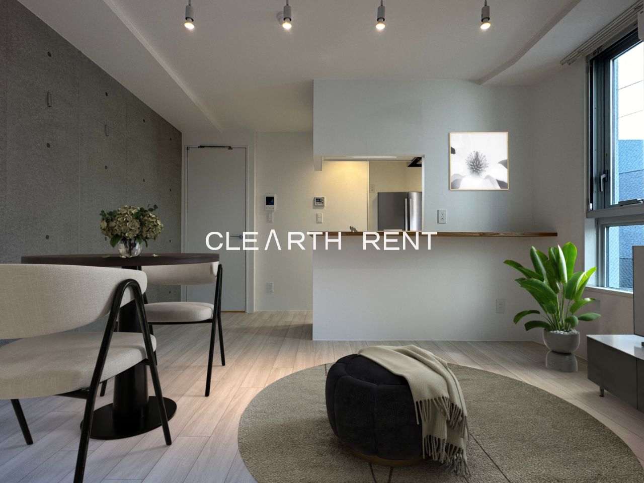 ＧＲＡＮ ＰＡＳＥＯ 池尻大橋2階 8.7帖のリビングダイニングキッチン/インターネット利用料無料