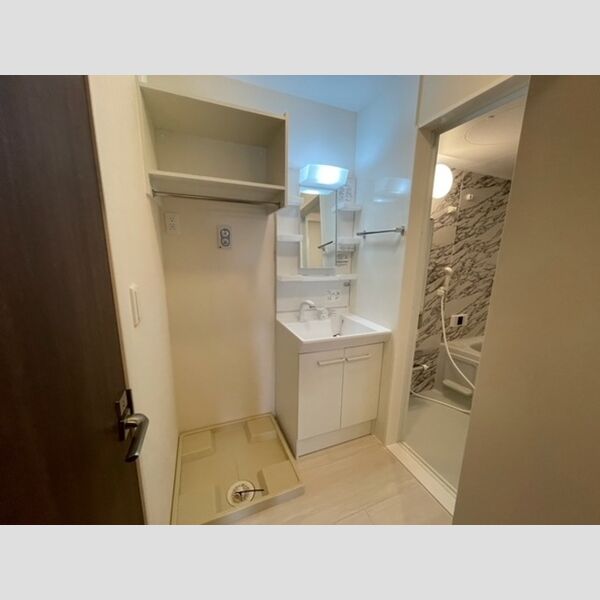 リベルテ 洗髪洗面化粧台、洗濯機置き場