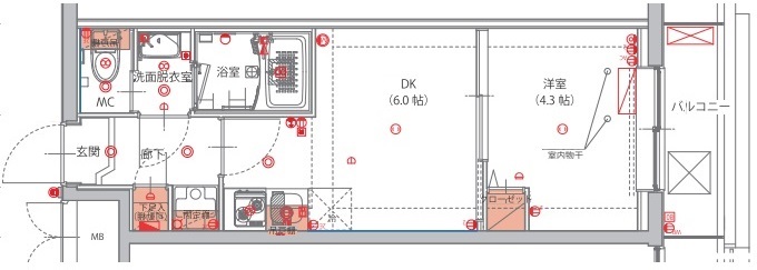 ハーモニーレジデンス東京南砂パークサイド2階 間取