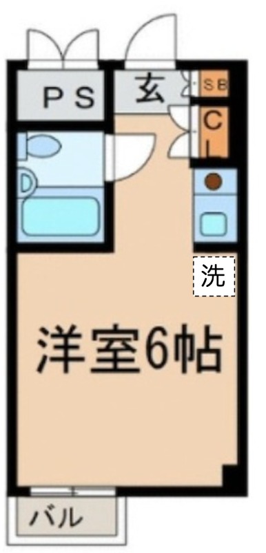 メゾン・ド・ノア聖蹟桜ヶ丘2階 間取