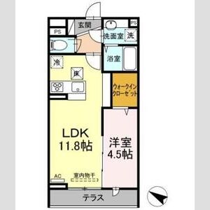 アヴァンス北烏山103号室 間取