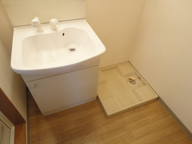 リバーシティ石塚301号室 洗面台・室内洗濯機置場