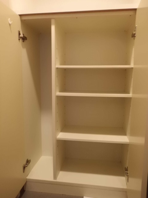 グランディオール白楽0301号室 ちょっとした収納スペースも充実しています