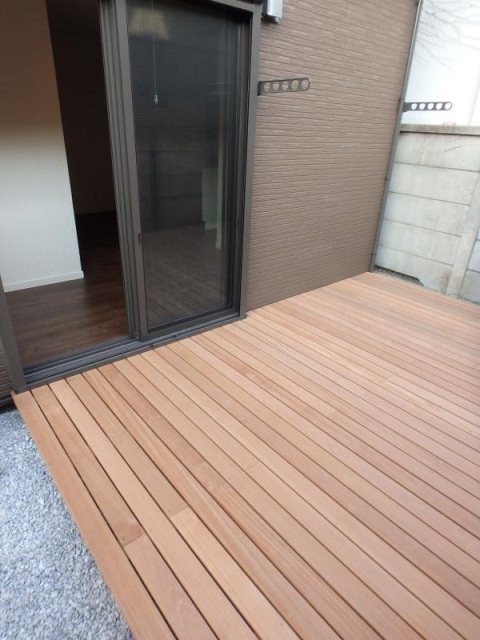 ルア浜田山1階 ウッドデッキ