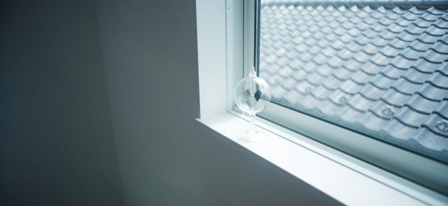 六実ベース302号室 二重ガラスは保温性が良く、空調の効きが違います