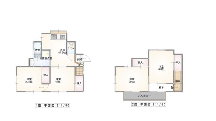 高石戸建 各部屋に収納があり広々お使いいただけます。