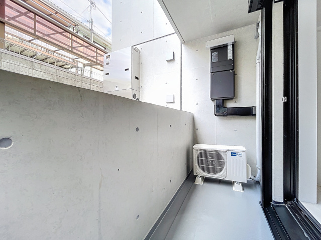 スカイコートソレア新丸子102号室 バルコニー