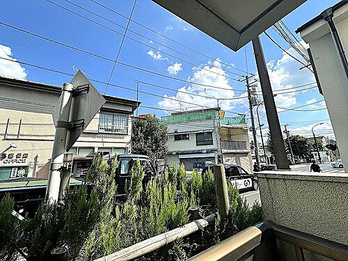 メゾンパール豊玉1階 バルコニーからの眺望※前回募集時2022年9月撮影