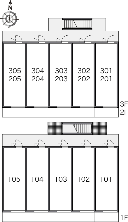 レオパレスユーアー304号室 部屋その他