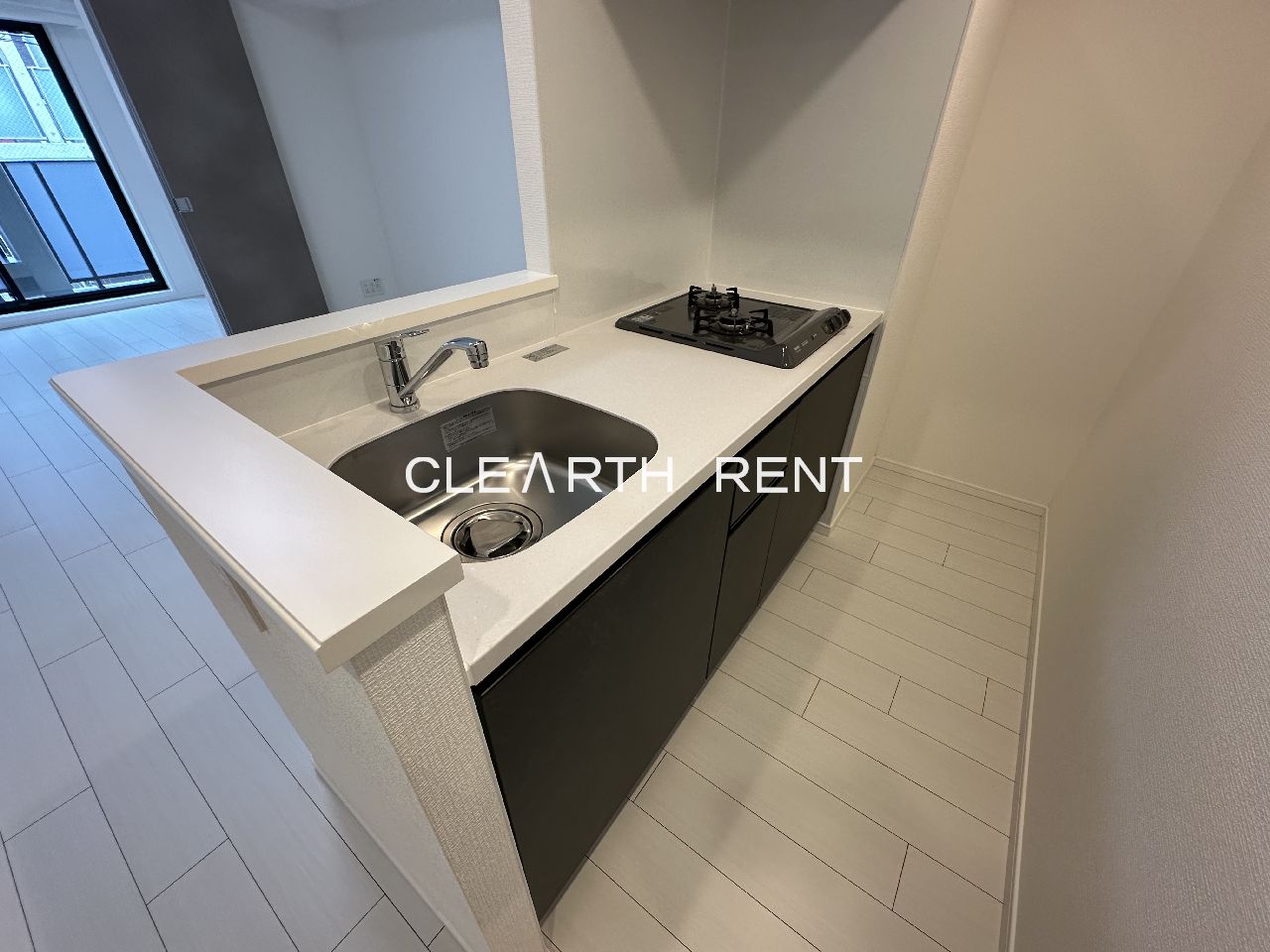 ＧＲＡＮ ＰＡＳＥＯ三宿2階 ガス２口システムキッチン