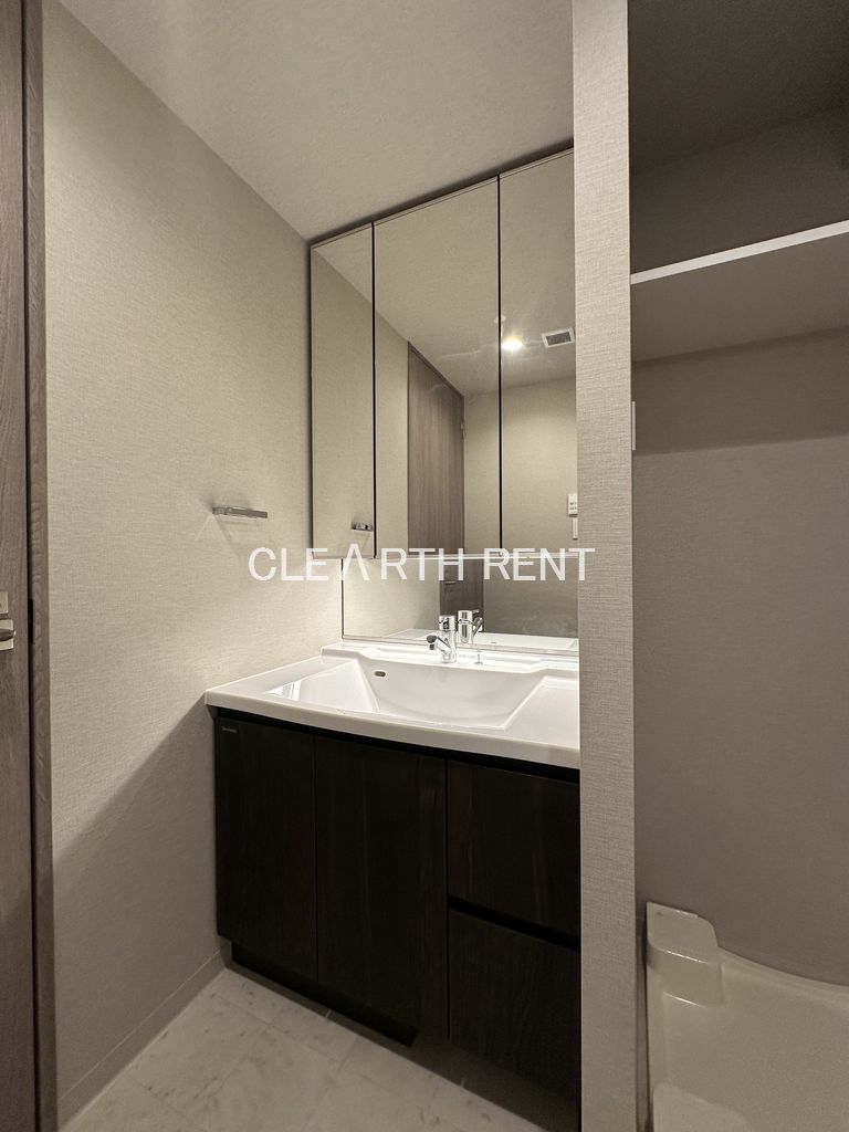 コンシェリア東京 ＜ＨＩＧＡＳＨＩＪＵＪＯ ＲＥＳＩＤＥＮＣＥ 人工大理石のカウンター一体型の洗面ボウル
