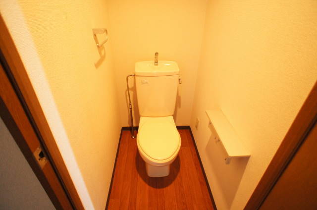 サンシャインパレス0308号室 タオルハンガーと紙巻器カウンター付き