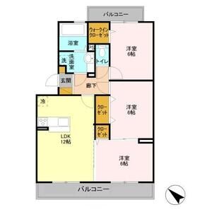 メゾン・ドゥ・ロジェ305号室 間取