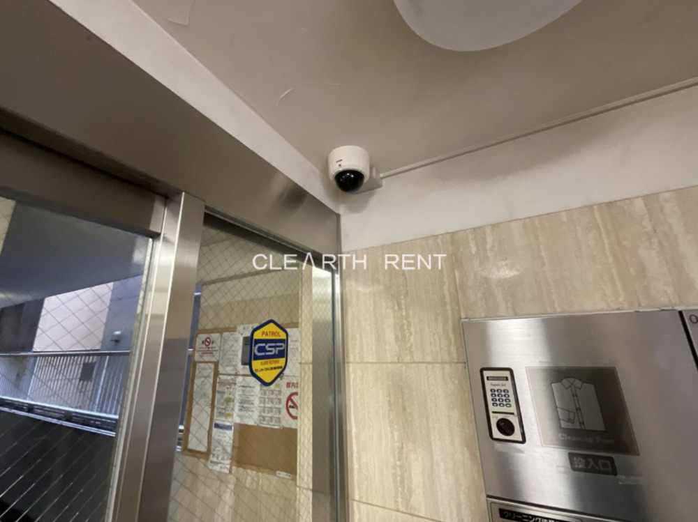 菱和パレス飯田橋4階 防犯カメラ設置