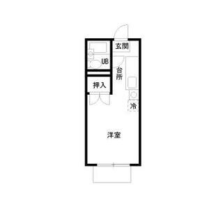 エステートピア慶203号室 間取