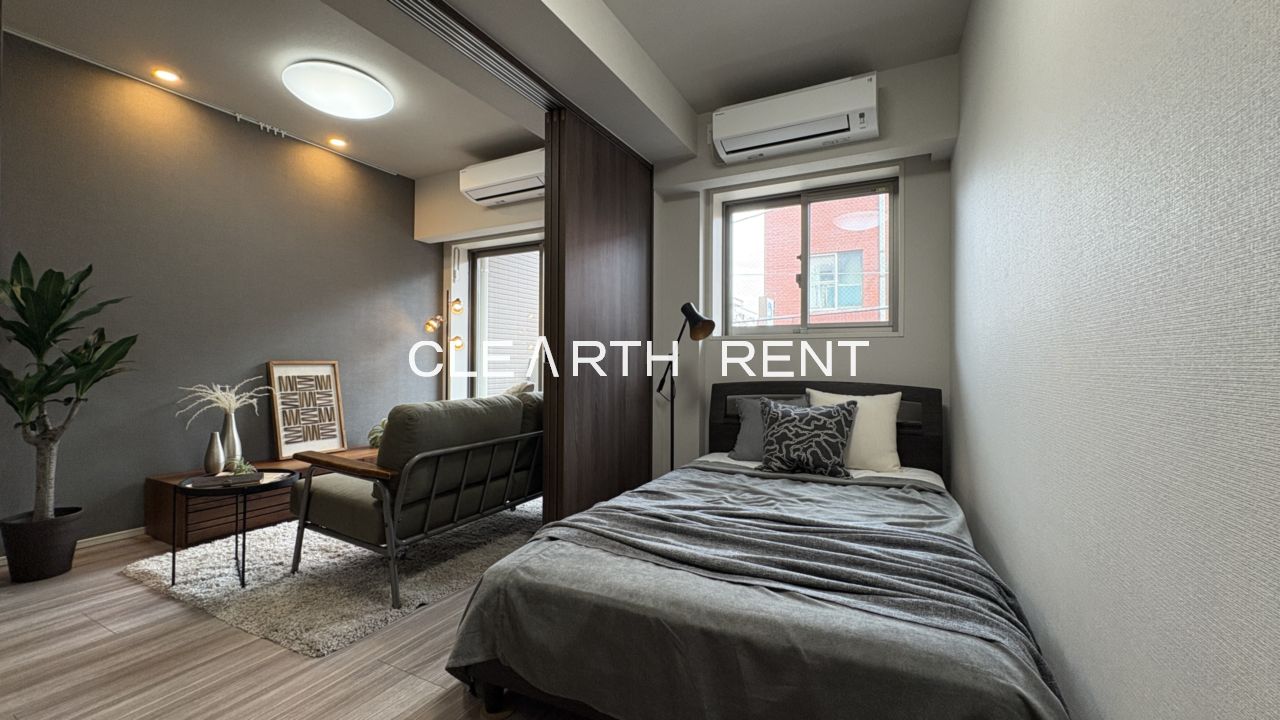 コンシェリア目黒本町 ＴＨＥ ＲＥＳＩＤＥＮＣＥ3階 モデルルーム写真/4.6帖のベッドルーム/ネット利用料無料