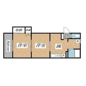 オメガスクエア0303号室 間取