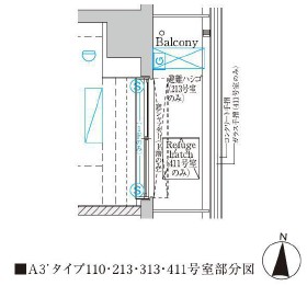 ラフィスタ蒲田南Ⅱ411号室 間取