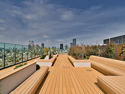 白金ザ・スカイ東棟11階 スカイデッキ